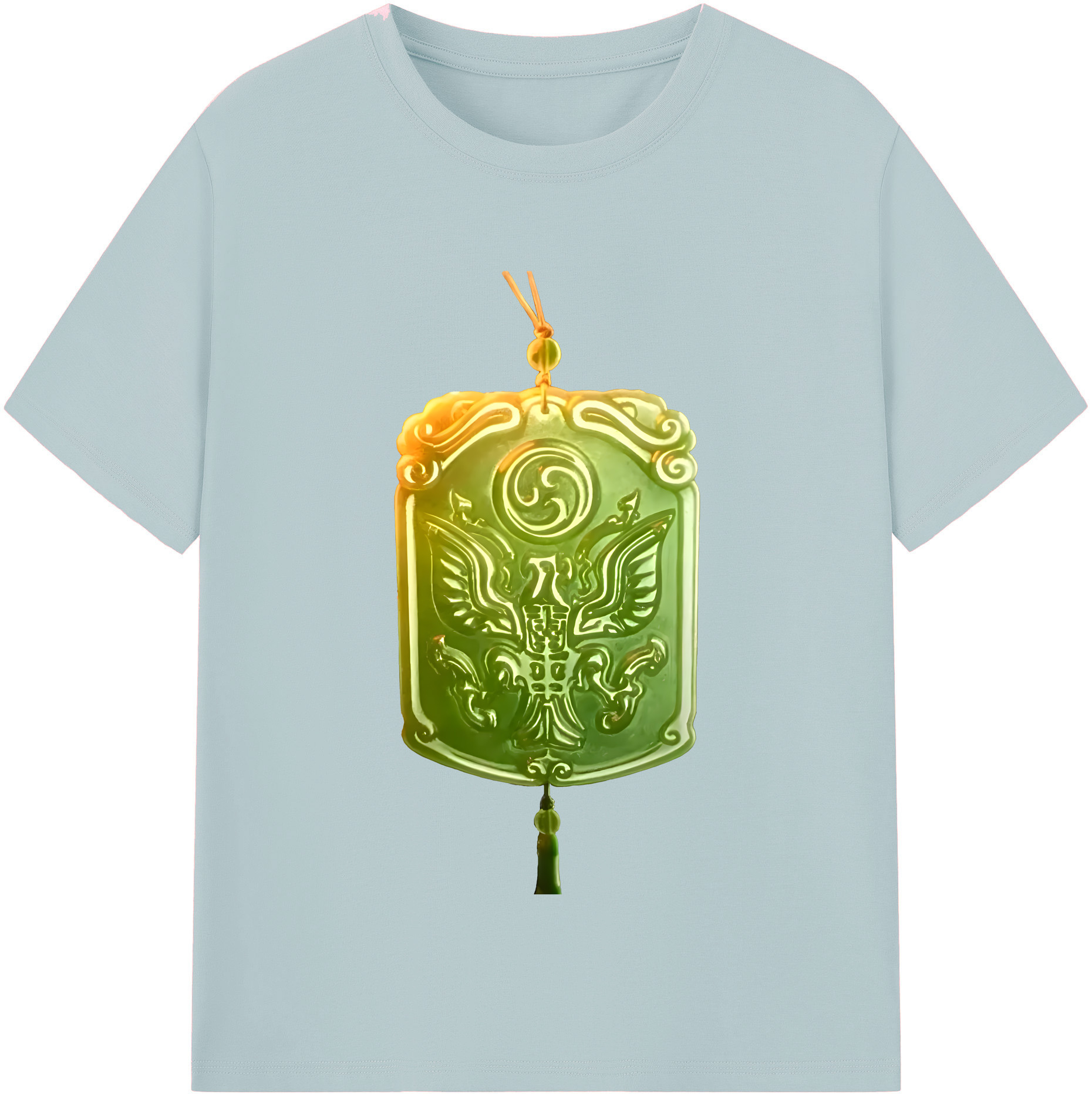 （画像用） Ne Zha 2 ナタ 魔童の大暴れ 綿100％半袖Tシャツ（フロントプリント）